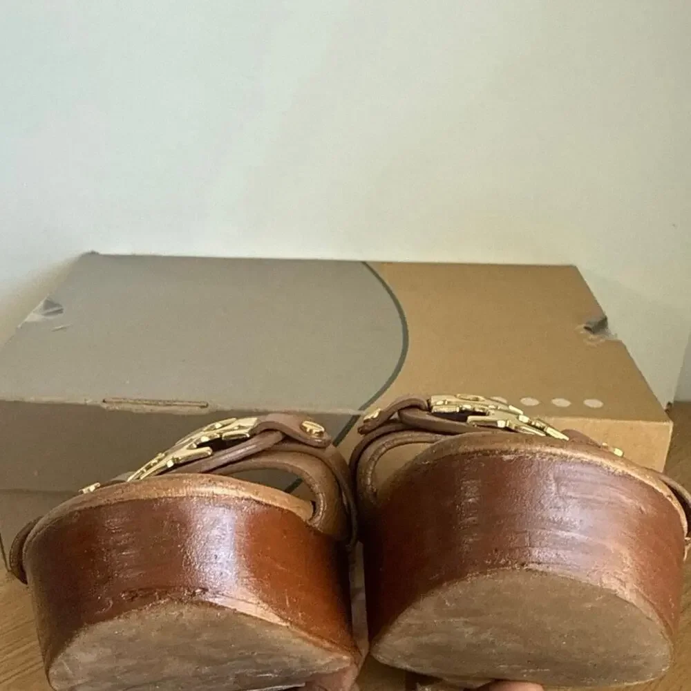 Tory Burch Patti Women Wedge Heel Sandals- SZ 8.5